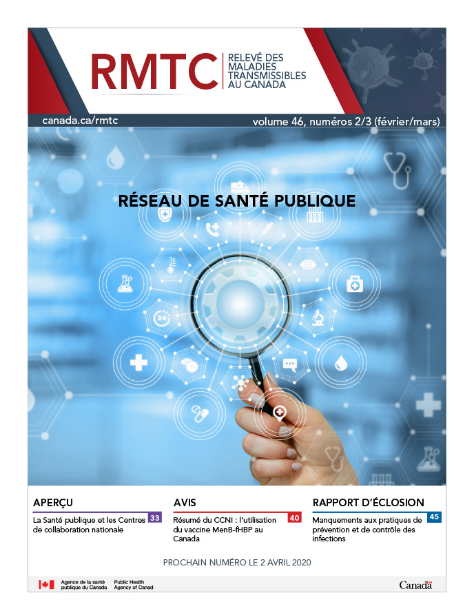 RMTC : Vol. 46 No. 2/3-fév/mars 2020 : Réseau de santé publique
