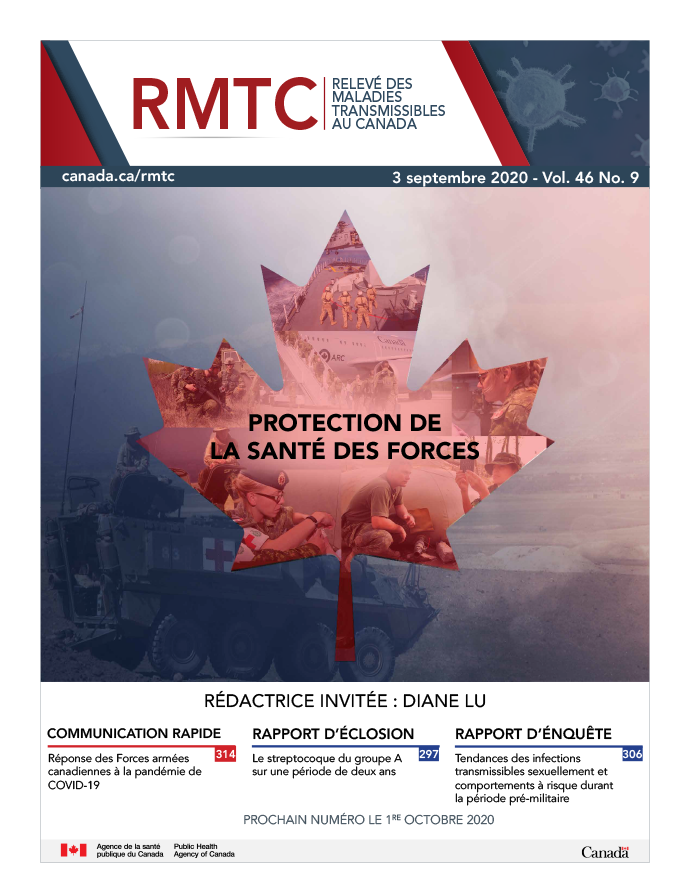 Volume 46–9, le 3 septembre 2020 : Protection de la santé des Forces